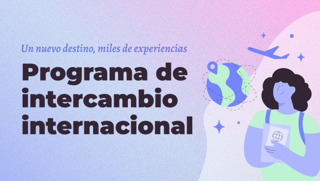 imagen Convocatoria de intercambio internacional para 1° semestre 2026