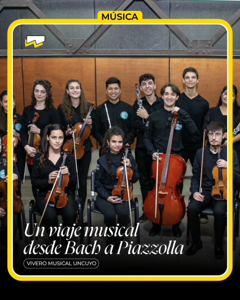 imagen El Vivero Musical de la UNCUYO presenta "Un viaje musical desde Bach a Piazzolla" en Godoy Cruz