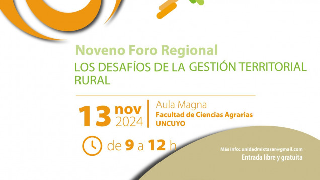 imagen 9° Foro Regional "Los desafíos de la gestión territorial rural"