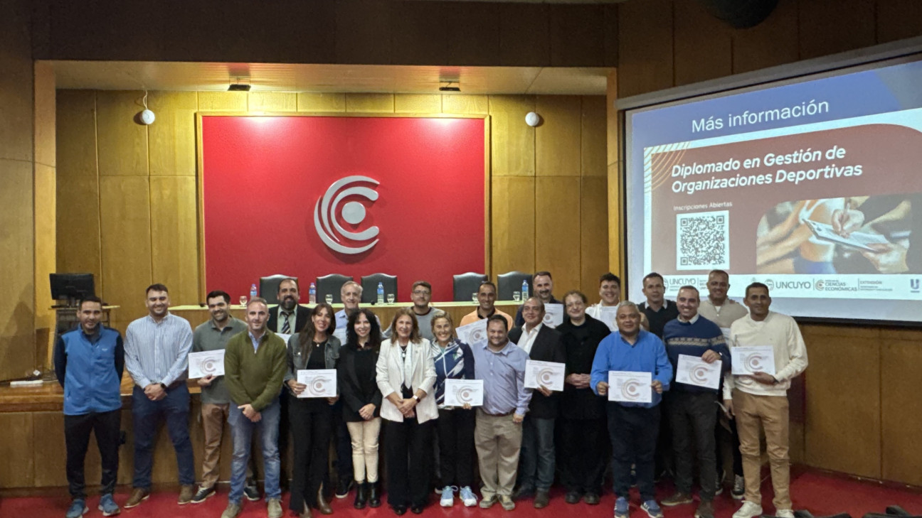 imagen El Diplomado en Gestión en Organizaciones Deportivas realizó su acto de cierre