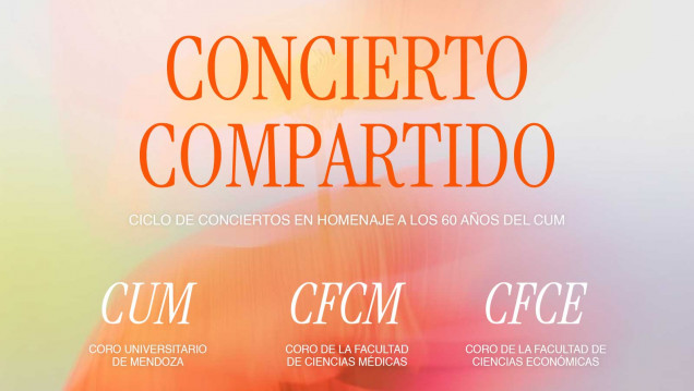 imagen El Coro Universitario de Mendoza continúa las celebraciones de su 60° Aniversario con dos Conciertos Compartidos