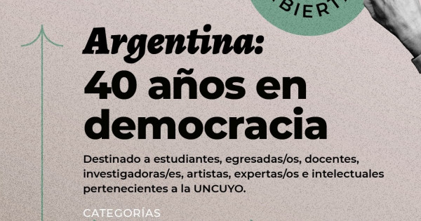 Se lanzó el concurso ARGENTINA: 40 años en democracia - Facultad de  Ciencias Económicas