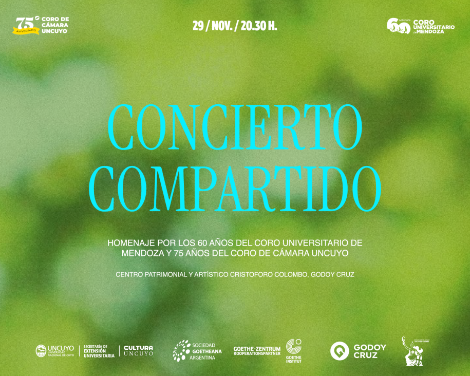 imagen Dos coros emblemáticos de la UNCUYO se unen en un concierto histórico