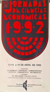 imagen Jornadas de Ciencias Económicas 1992