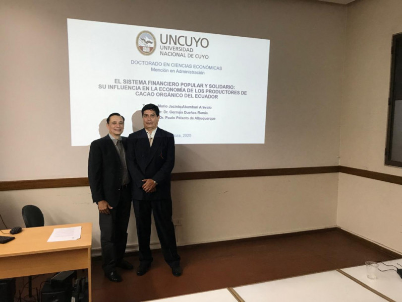 imagen El Doctorado en Ciencias Económicas tiene un nuevo egresado