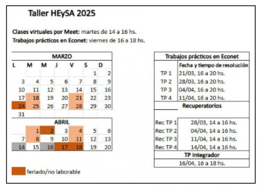 imagen Cronograma HEySA