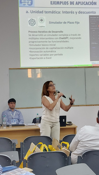 imagen Docentes de la UNCuyo tuvieron una destacada participación en las 46° Jornadas Nacionales de Matemática Financiera