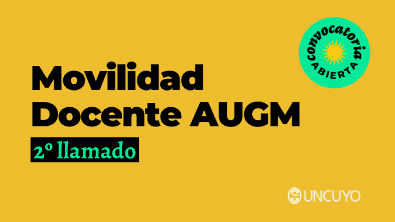 imagen Convocatoria de movilidad programa ESCALA docente AUGM 2024 -2º LLAMADO