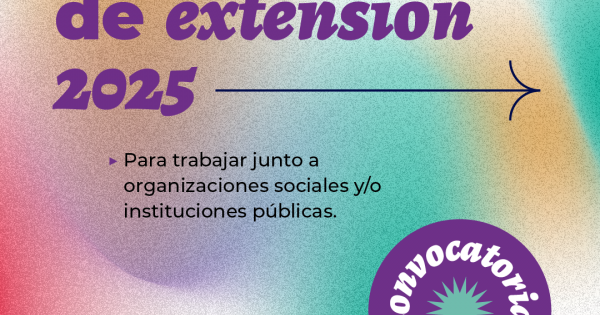 Se encuentra abierta la convocatoria para proyectos de Extensión ...