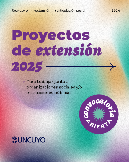 imagen Se encuentra abierta la convocatoria para proyectos de Extensión Universitaria