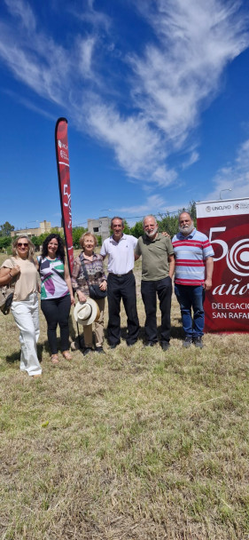 imagen La Delegación San Rafael plantó dos nuevos árboles