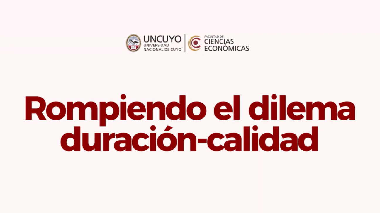 imagen Rompiendo el dilema duración-calidad