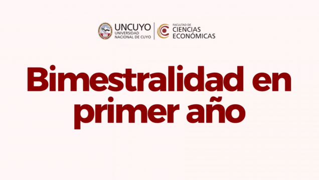 imagen Bimestralidad en primer año