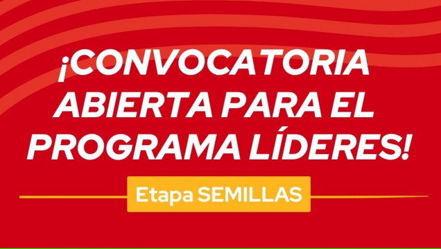 imagen Convocatoria Abierta: Programa Líderes Etapa SEMILLAS III