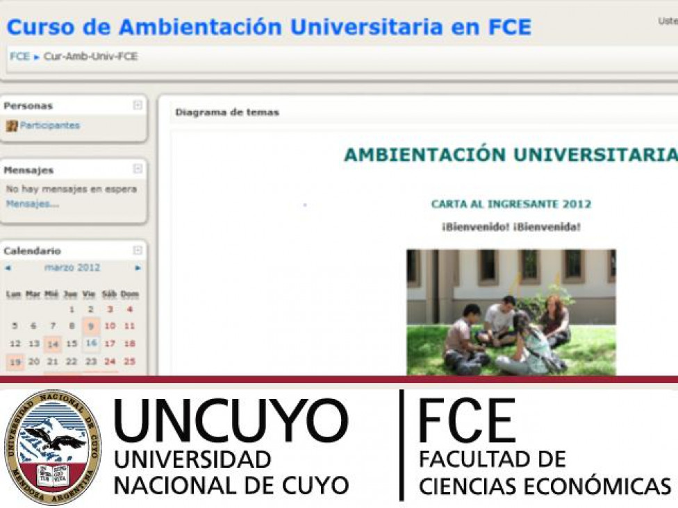 imagen Ambientación universitaria en modalidad virtual