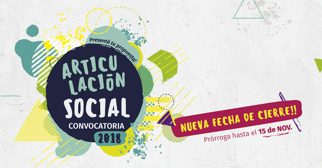 imagen Nueva fecha de cierre para participar de la Convocatoria 2018 de Articulación Social 