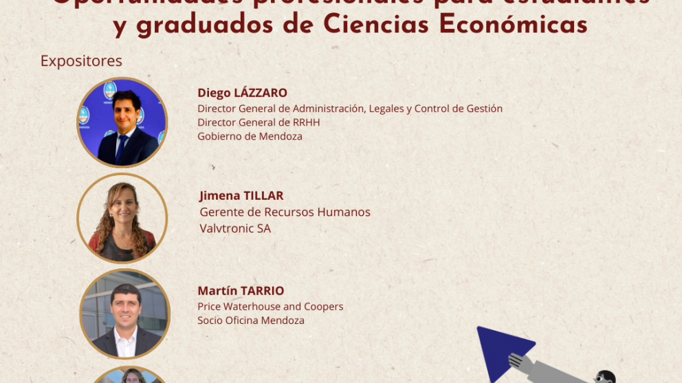 imagen Panel Oportunidades profesionales para estudiantes y graduados de ciencias económicas