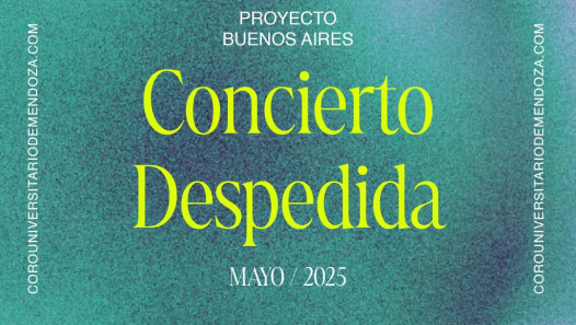 imagen El Coro Universitario de Mendoza se presentará en Buenos Aires y se despide con un gran concierto en el Cristóforo Colombo 