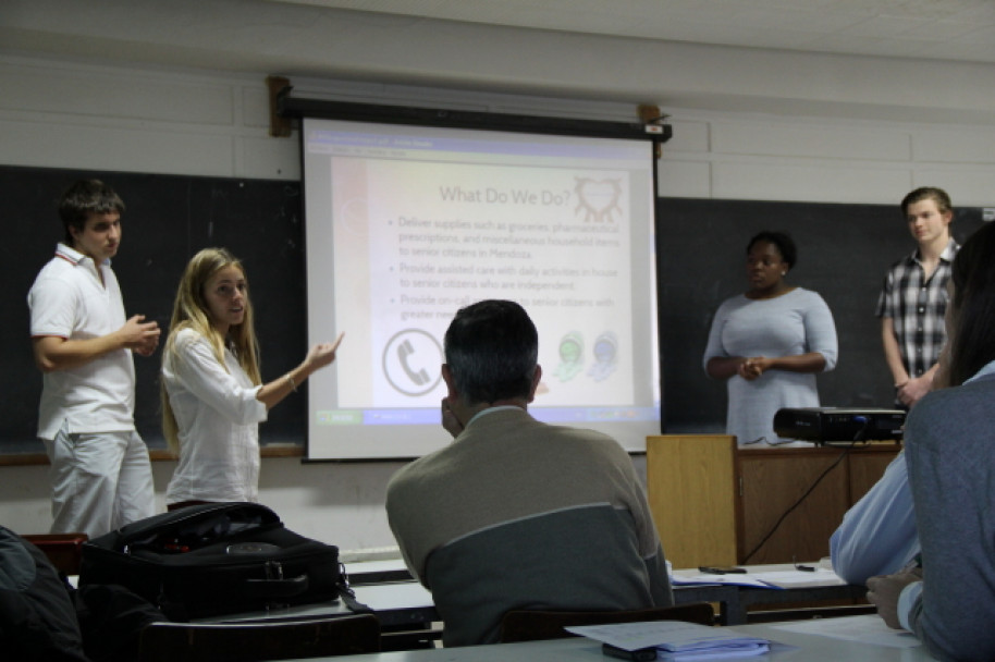 imagen Programa cooperativo Belmont - UNCuyo: los estudiantes presentaron sus trabajos