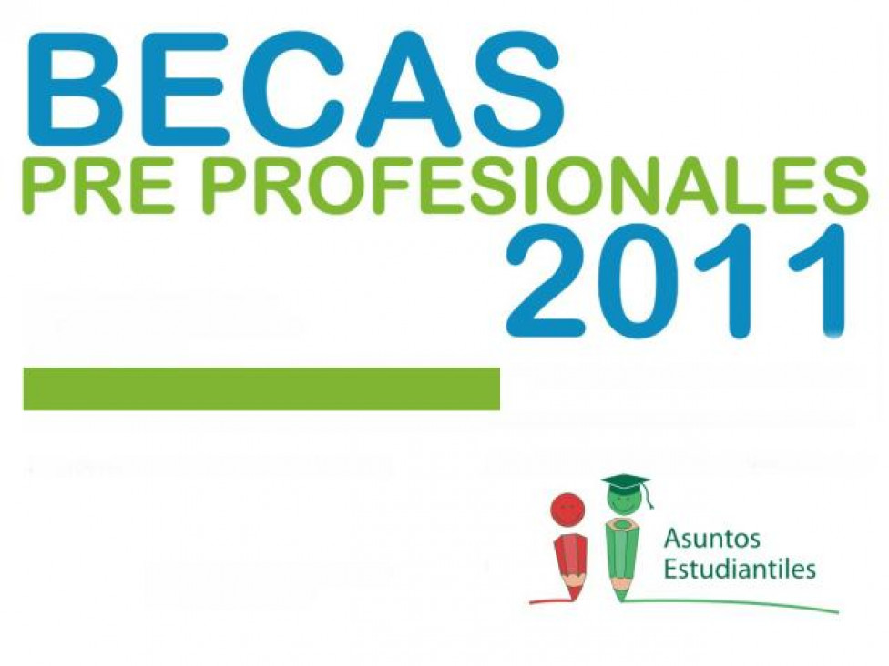 imagen Vence mañana el plazo para solicitar Becas Pre Profesionales