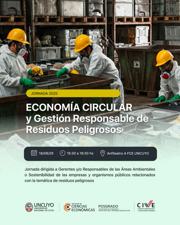 imagen Participá de la Jornada Economía circular y gestión de residuos peligrosos