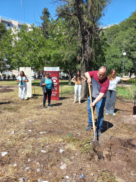 imagen La Delegación San Rafael plantó los árboles N° 24 y 25