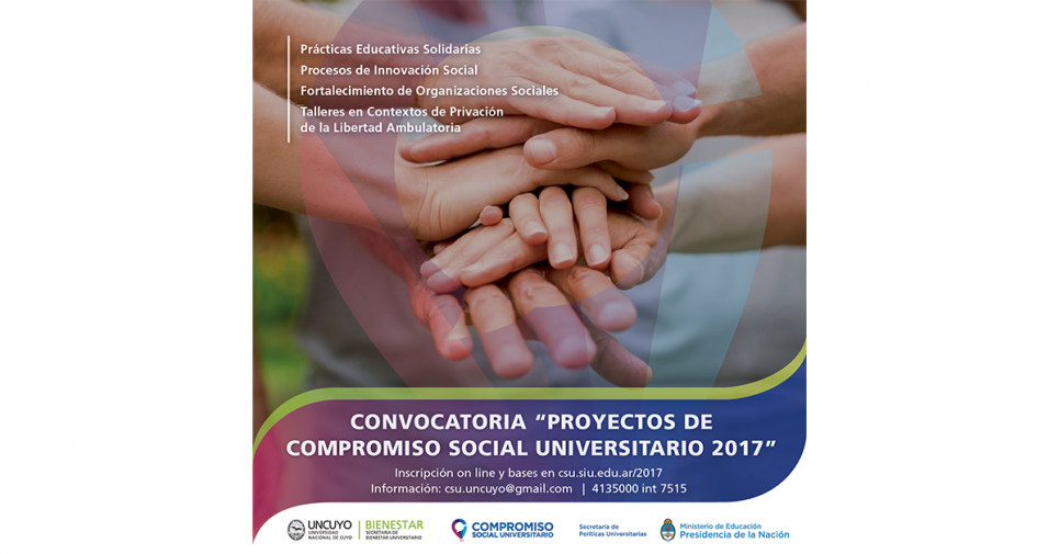imagen Convocatoria Anual 2017 del Programa de Voluntariado Universitario"Compromiso Social Universitario"