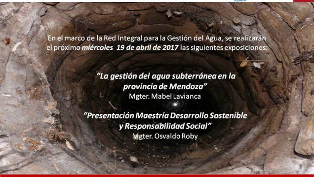 imagen Ciclo de conferencias de la Red Integral para la Gestión del Agua