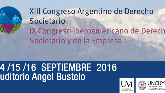 imagen XIII Congreso Argentino y IX Iberoamericano de Derecho Societario y de la Empresa 