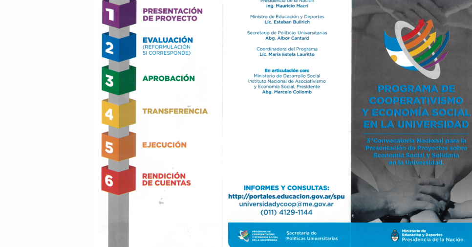 imagen Programa de Cooperativismo y Economia Social en la Universidad