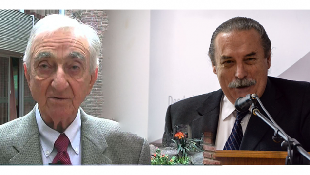 imagen Distinción Honoris Causa a los profesores Amaro Yardin y Enrique Nicolás Cartier.