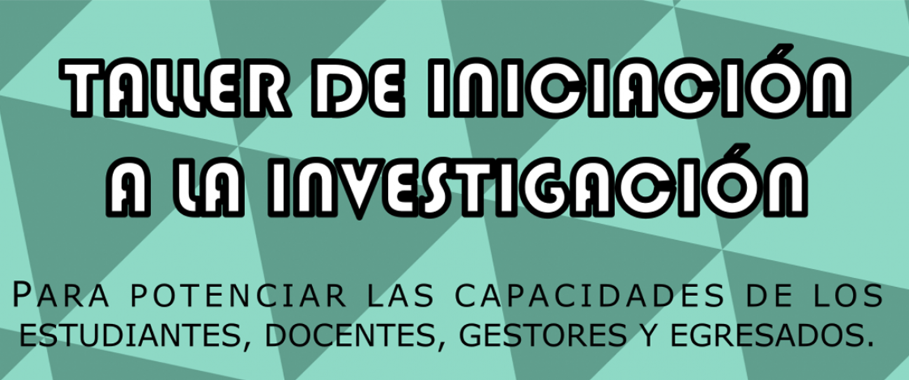 imagen Taller de Iniciación a la Investigación 