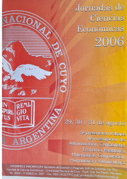 imagen Jornadas de Ciencias Económicas 2006