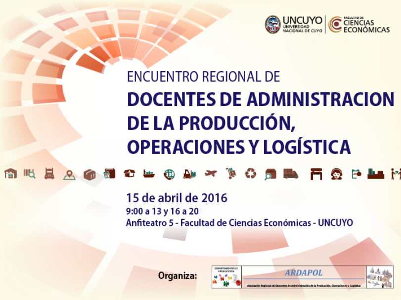 imagen Encuentro Regional de Docentes de Administración de la Producción, Operaciones y Logística