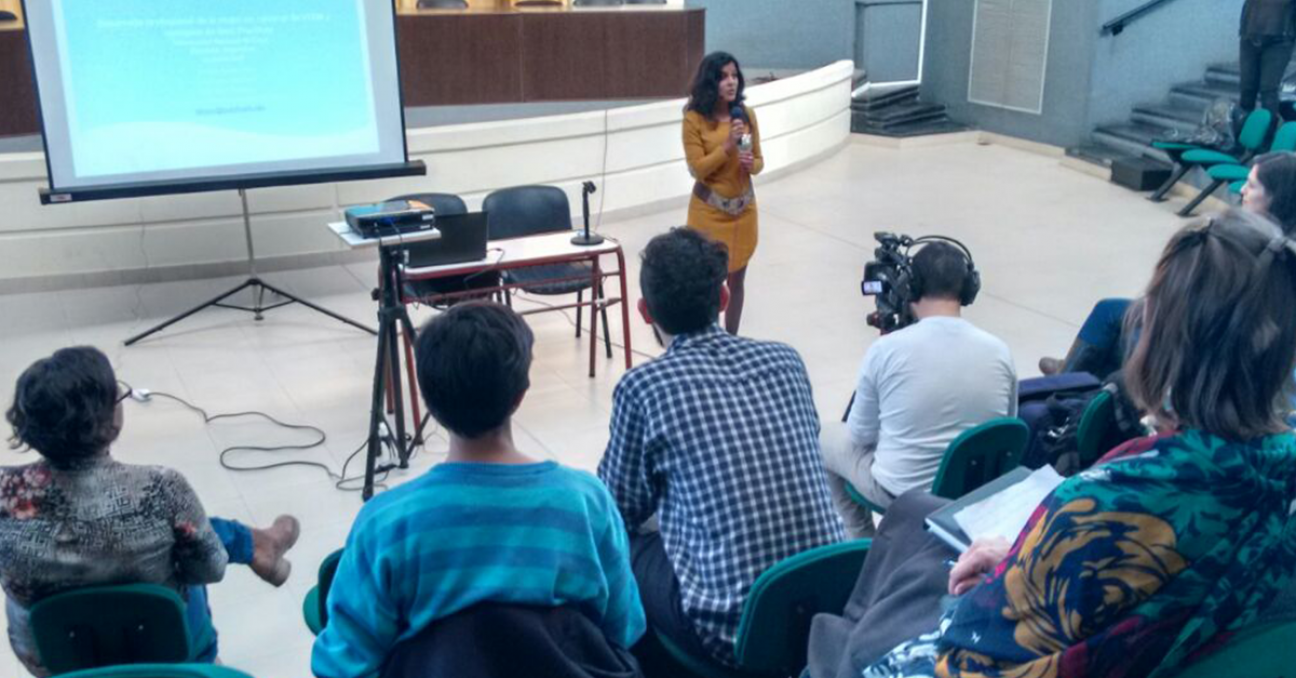 imagen Se llevó a cabo la Conferencia "Desarrollo profesional de la mujer: carreras de STEM" a cargo de la Dra. Helena Knorr.