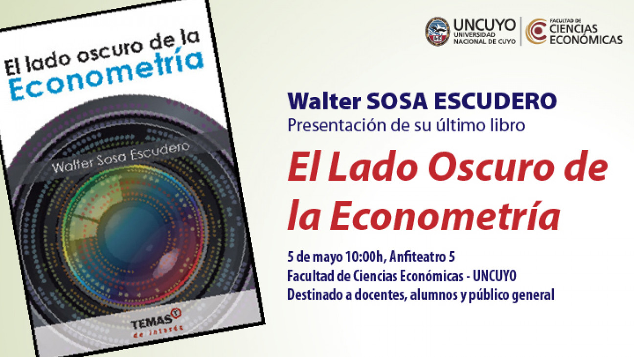 imagen Presentación del libro "El Lado Oscuro de la Econometría"