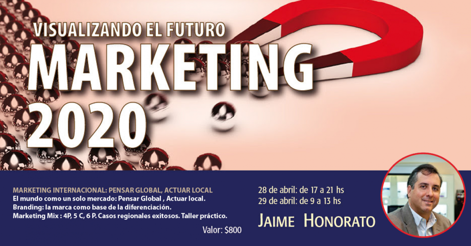 imagen Conferencia "Marketing Internacional: Pensar global, actuar local" - Jaime Honorato
