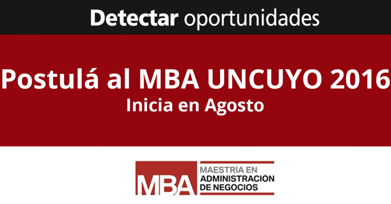 imagen Inscripciones abiertas para las cohortes 2016/2018 del MBA 