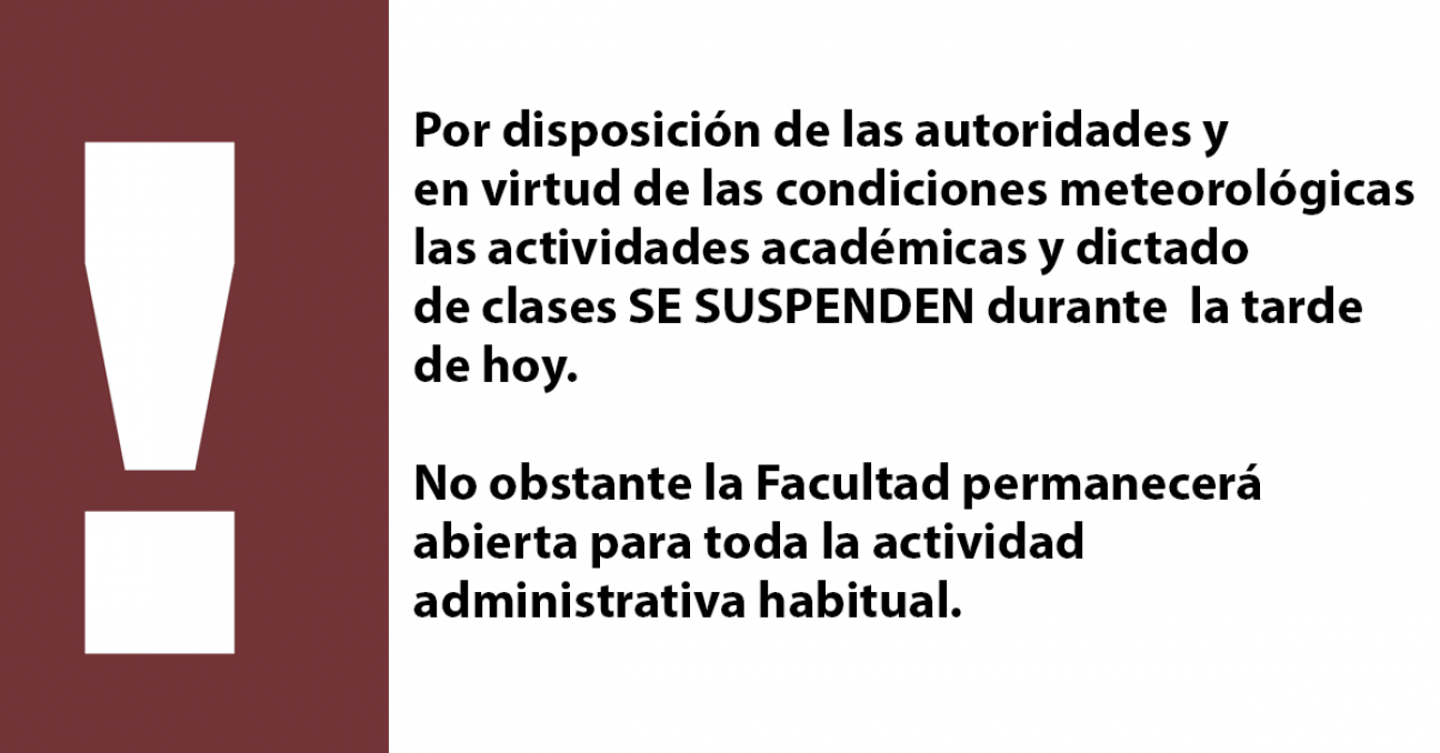 imagen Suspensión de Clases por Zonda - 04/10/2017