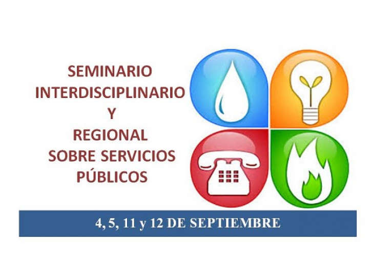 imagen Realizarán el Seminario Interdisciplinario y Regional sobre Servicios Públicos