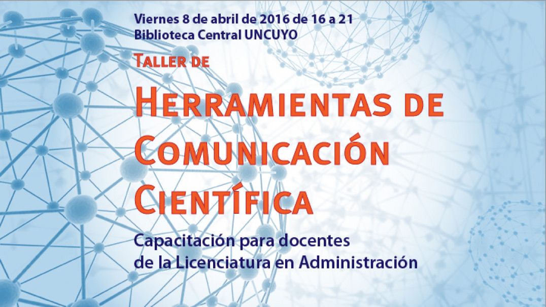 imagen Taller de Herramientas de Comunicación Científica