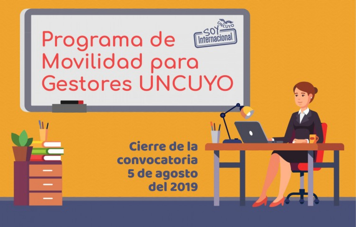 imagen Convocatoria Movilidad de Gestores UNCUYO 2019-2020