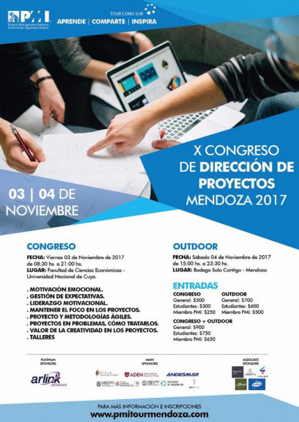 imagen X Congreso de Dirección de Proyectos - Mendoza 2017