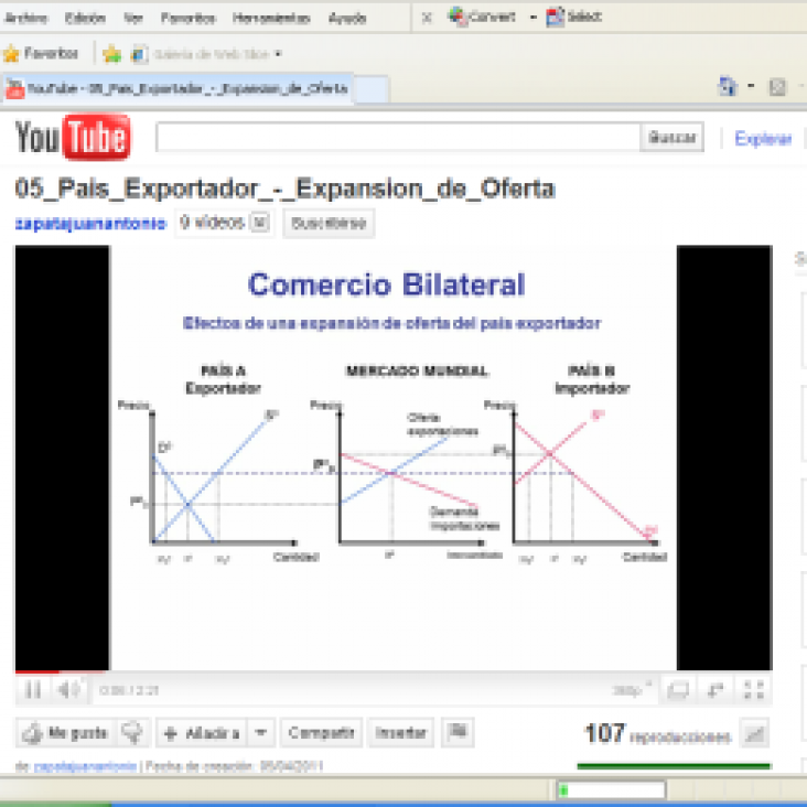 imagen Video - Clase de Introducción a la Economía gana un galardón en YouTube