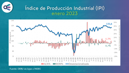 imagen Informe mensual sobre la actividad industrial (enero 2023)