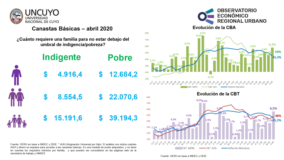 imagen Informe mensual sobre canastas básicas en Mendoza (Abril 2020)
