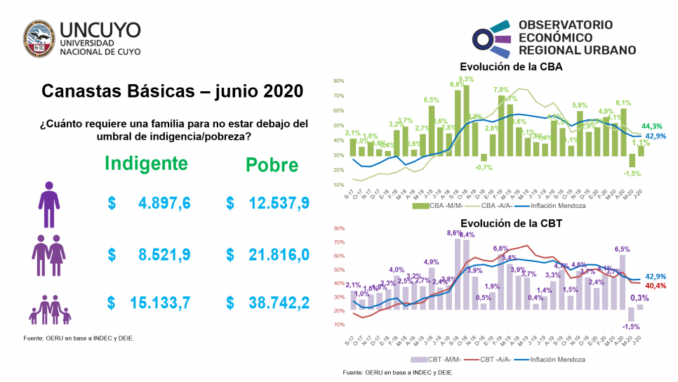 imagen Informe mensual sobre canastas básicas en Mendoza (Junio 2020)